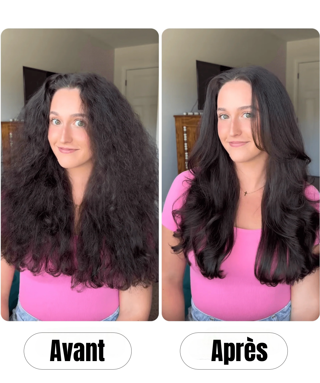 Brosse thermique ionique 2 en 1